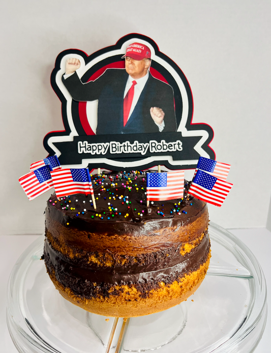 Donald Trump Cake Topper