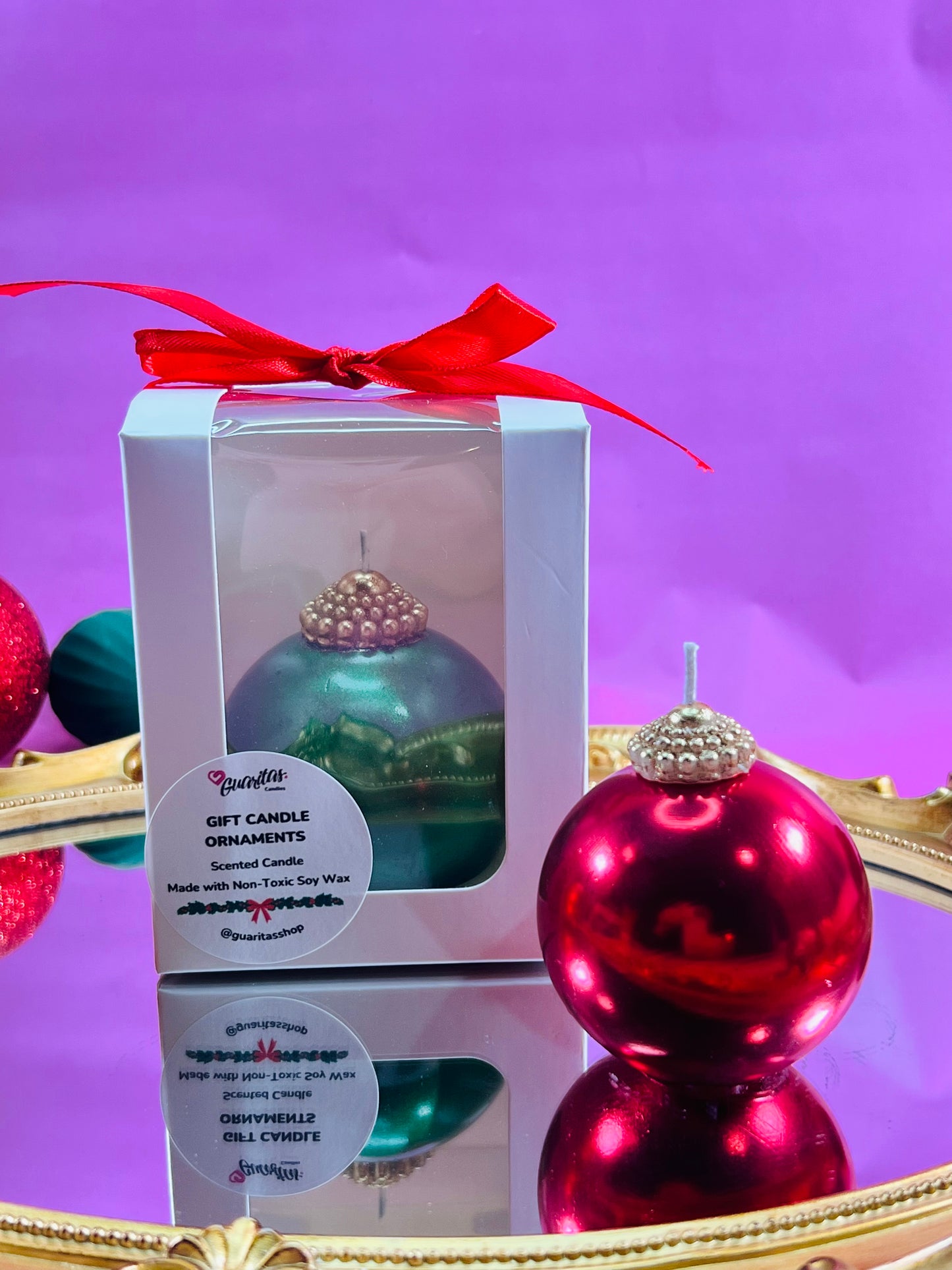 Ornaments Christmas Candle - FREE SHIPPING